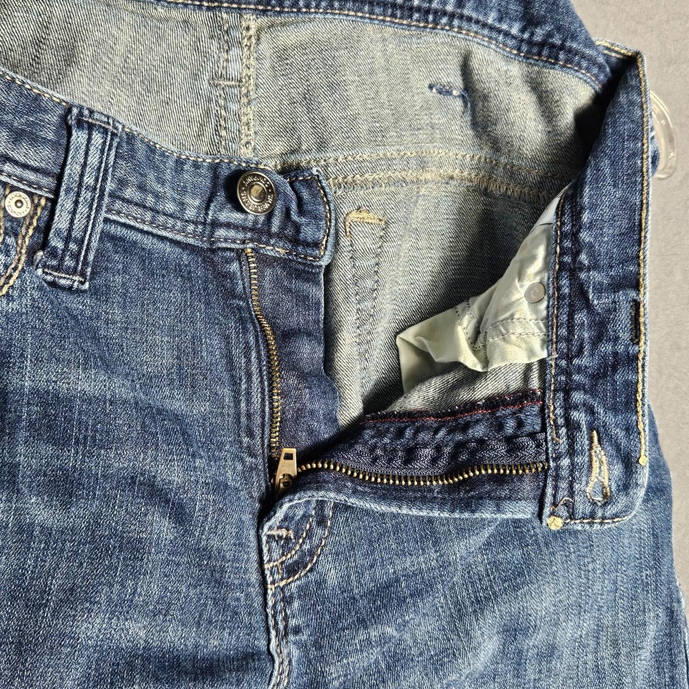 Silver Jeans Co Hunter Mens Jeans 33x32 Light Wash Straight Leg Denim - Picture 6 of 13